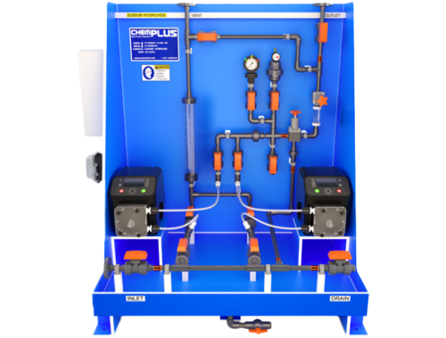 Model of Chemical Dosing System Duplex Albin Pumps