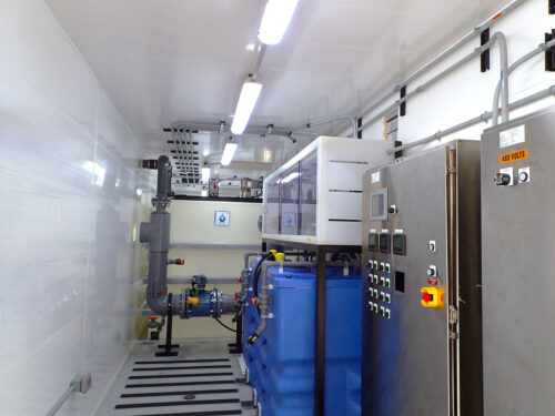 Containerized-Water-Treatment-System-Inside-View