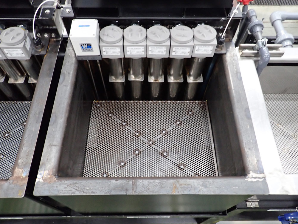 modular black oxide finishing line