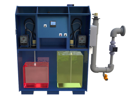 model of an industrial pH adjustment system pH Plus Family